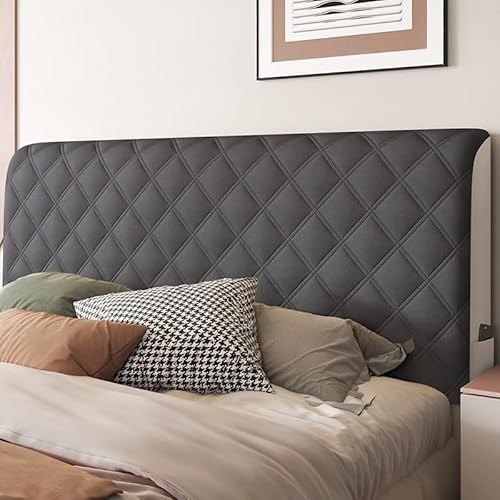 QMZDXH Bett Kopfteil Bezug/Überzug, Staubdichte Stretch Bett Kopfteil Abdeckung, Rückenschutz All-Inclusive Slipcover, Bettkopfteil Hussen bettrückwand Schutz, Für Einzelbetten, Doppelbetten F,190cm von QMZDXH