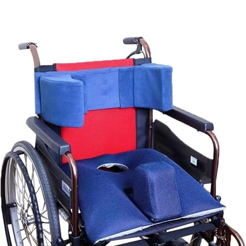 QMZDXH Medical Rollstühle Anti Dekubitus Kissen, Seitliche Körperstütze für Rollstuhl, Anti Dekubitus Kissen, lateral Support, Rollstuhlkissen Einstellbar bequem Für gelähmte Patienten C von QMZDXH