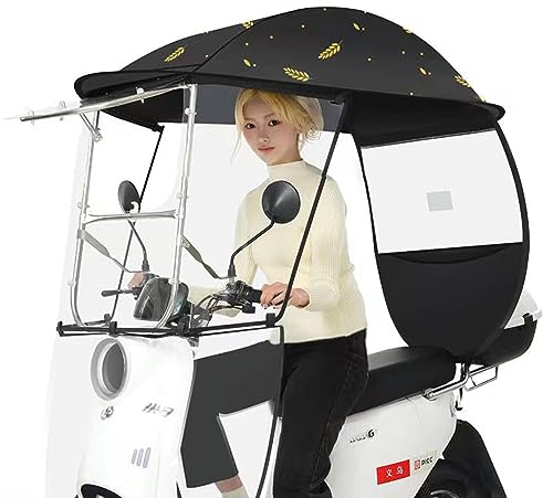 Universal-Regenschutz, Abdeckung Für Elektromobil, Regenschirm Mobilität Sonnenschutz Regen-Abdeckung, Motor-Fahrrad-Sonnenblende Schatten Zelt-Regenschirm-Scooter E von QMZDXH
