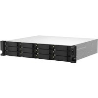 QNAP TurboStation TS-1264U-RP-4G 12 Einschübe NAS-Server Leergehäuse (TS-1264U-RP-4G) von QNAP Systems