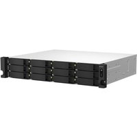 QNAP TurboStation TS-1264U-RP-8G 12 Einschübe NAS-Server Leergehäuse (TS-1264U-RP-8G) von QNAP Systems