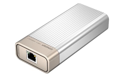 QNAP 10GBASE-T Netzwerkadapter auf USB 4 Type-C & Thunderbolt 3/4 kompatibel (QNA-UC10G1T) von QNAP