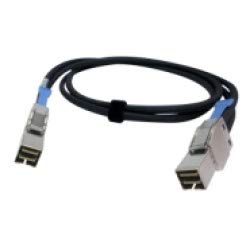 QNAP CAB-SAS05M-8644 - Câble Externe SAS - SAS 12Gbit/s - 4 x Mini SAS HD (SFF-8644) (M) Pour 4 x Mini SAS HD (SFF-8644) (M) - 50 cm - Noir von QNAP