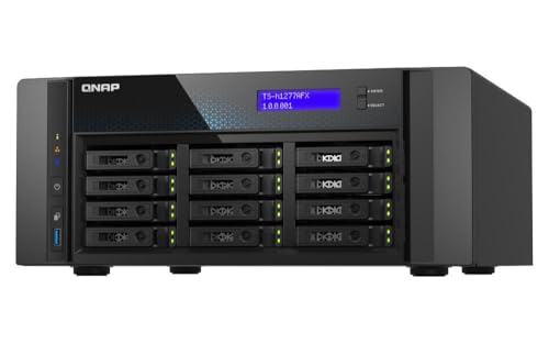 QNAP TS-h1277AFX-R7-32G | 12-Bay SATA All-Flash, AMD Ryzen™ 7 9000 8C/16T, 32GB RAM, 2X 10GBASE-T, 2X 2.5GbE von QNAP