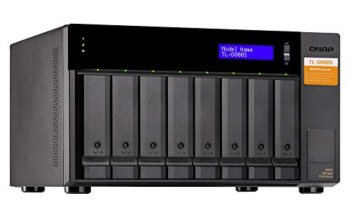 Qnap TL-D800S 8 Bay Desktop JBOD Speichergehäuse Qnap TL-D800S 8 Bay Desktop JBOD Speichergehäuse von QNAP