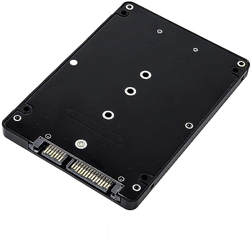 QNINE M.2 SSD Adapter to 2.5" SATA 3 Gehäuse, SATA basierter B & M Schlüssel NGFF SSD Konverter auf 2,5 Zoll SATA 3.0 Karten Unterstützung 2230 2242 2260 2280 Festplatte mit 7 mm Gehäuse QNINE M.2 SSD Adapter to 2.5" SATA 3 Gehäuse, SATA basierter B & M Schlüssel NGFF SSD Konverter auf 2,5 Zoll SATA 3.0 Karten Unterstützung 2230 2242 2260 2280 Festplatte mit 7 mm Gehäuse von QNINE