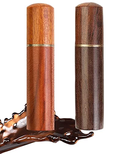 Wdt Tool,QNLEMON 2 Stück Kaffee Nadel Edelstahl Espresso Distributor Wdt Tool Espresso mit 8 Feinen Nadeln 0.4 mm Kaffee Nadel Espresso Verbessertes WDT Tool Kaffeerührer (Palisander + Ebenholz) von QNLEMON