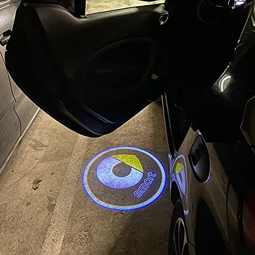 Autotür LED Unterbodenbeleuchtung Logo Projektor Für Smart Fortwo Forfour 453 451 450 452 Crossblade City-Coupe Roadster Autotür Willkommen Licht von QNMQNM