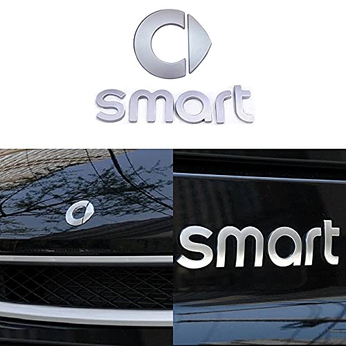 Für Mercedes Smart 450 451453 Fortwo ForFour Auto Emblem Zeichen Chrom Schriftzug 3D Logo Auto Aufkleber Tuning Sticker Auto-Styling-Zubehör von QNMQNM