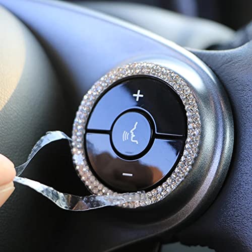 Für new Smart 453 Fortwo Forfour 2pcs Auto Bling Strasssteinen Lenkrad Caps Decals Aufkleber Auto Innere schmücken Zubehör Für new Smart 453 Fortwo Forfour 2pcs Auto Bling Strasssteinen Lenkrad Caps Decals Aufkleber Auto Innere schmücken Zubehör von QNMQNM