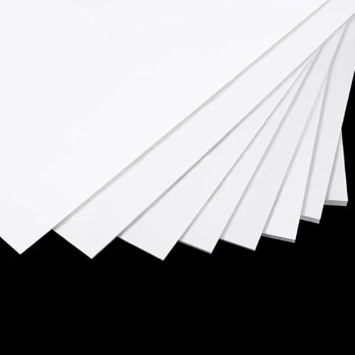 1 Stück starre ABS-Kunststoffplatte, 20 x 25 cm, thermoformbare DIY-Bastelplatte for Bauen von Modellen und Projekten(3mm) von QNZTUZLON