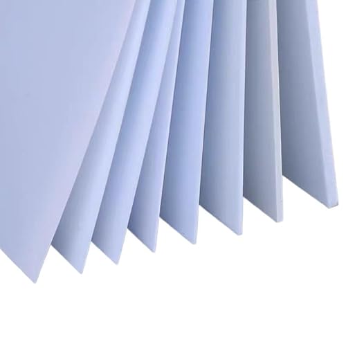 2 Stück flexible ABS-Kunststoffplatten – 200 mm x 200 mm, formbare Bastelplatten for Heimwerkerprojekte, Heimdekoration(2mm) von QNZTUZLON