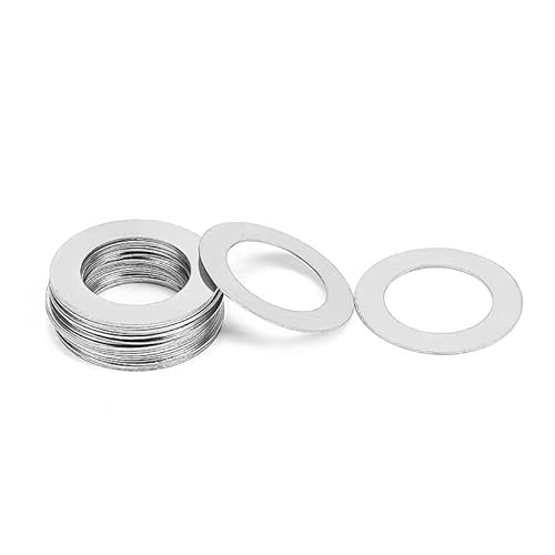 20 Stück M12-Unterlegscheiben aus Edelstahl, ultradünn – hochpräzise Flachdichtungen, 0,1/0,2/0,3/0,5/1,0 mm Dicke, SUS304(12x16x1mm) von QNZTUZLON