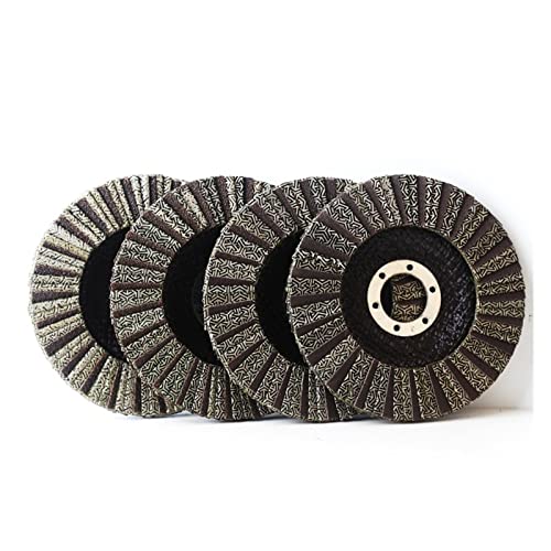 4,5 Zoll galvanisierte Diamant-Fächerscheibe for Polieren – 115 mm Schleifscheibe for Metall, Glas, Stein(Grit 60-100-200-400) von QNZTUZLON