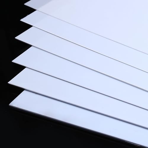 5 Stück starre ABS-Kunststoffplatten – 100 x 200 mm, thermoformbare DIY-Bastelplatten for Modellbau und Heimdekoration(3mm 5pcs) von QNZTUZLON