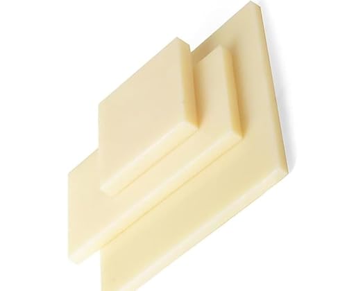 Beige ABS-Kunststoffplatte 500 mm x 500 mm – langlebige, antistatische und flammhemmende Platte for Heimwerker und Industrie(10mm) von QNZTUZLON