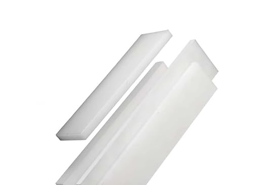 Hochfestes weißes Nylonblatt – 1 Meter lang, 70 mm breit, 2–10 mm dick for Heimwerker, Bearbeitung und Modellbau(6mm) von QNZTUZLON