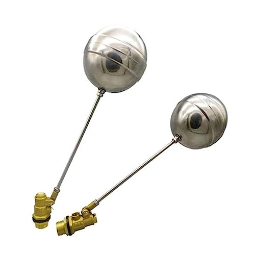 Schwimmender Kugelhahn aus Messing und Edelstahl zur Durchflussregelung im Wassertank – Anschlussgrößen 1/2", 3/4", 1"(0.75Inch 1pc) von QNZTUZLON