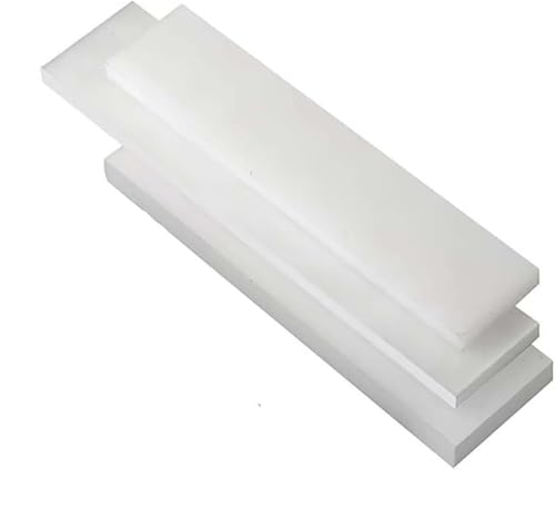 Weißes rechteckiges Nylonblech – 1 Meter lang, 30 mm breit, 12–30 mm dick, for die Bearbeitung, Heimwerkerarbeiten, Modellbau(15mm) von QNZTUZLON