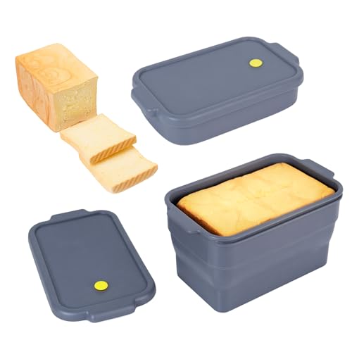 QOEOTUY Faltbare Silikon Brot backen Form:Backform Silikon Rechteckig - Toastbrot Backform Kastenform Für Kuchen und Brot Geeignet QOEOTUY Faltbare Silikon Brot backen Form:Backform Silikon Rechteckig - Toastbrot Backform Kastenform Für Kuchen und Brot Geeignet von QOEOTUY