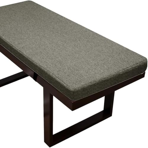 Bankauflage 180 220 170 180×30 110 220×25cm Sitzauflage Sitzkissen Bank, Bierbankauflagen Bankkissen, Sitzbank Kissen Bankpolster Outdoor Indoor, Gartenbank Auflage for Zuhause(Dunkelgrau,180x30x3cm) von QOEUIUJ