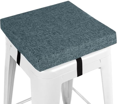 Barhocker Kissen 35x35 30×30 25×25 40×40 28×28, Leinen Kleinen Stuhl Sitzpolster Mit Krawatten Rutschfeste Unterseite Memory Foam for Stapelbar Hocker Cafe Bistro Esszimmer Küche(Dunkelblau,40x40x8cm) Barhocker Kissen 35x35 30×30 25×25 40×40 28×28, Leinen Kleinen Stuhl Sitzpolster Mit Krawatten Rutschfeste Unterseite Memory Foam for Stapelbar Hocker Cafe Bistro Esszimmer Küche(Dunkelblau,40x40x8cm) von QOEUIUJ