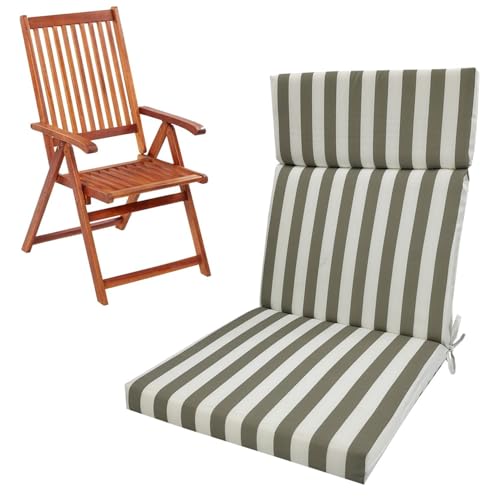 QOEUIUJ Schaukelstuhl Kissen Indoor Outdoor 1/2/4er Set Polsterauflagen Sitzpolster Sitzkissen 107x45cm, Hochlehner Auflage UV Beständig Wasserabweisend Geeignet for Klappstühle(A7,45x107x3cm 1pc) von QOEUIUJ
