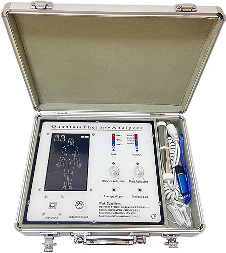 QOJJ 3-in-1-Magnetresonanz-Gesundheits-Körperanalyse, Quantentherapie, Sub-Gesundheitsanalysator für Die Gesundheitsanalyse, 54 Berichte, Bioresonanzgerät, Bioresonanz-Geräte,Menschliches Modell von QOJJ