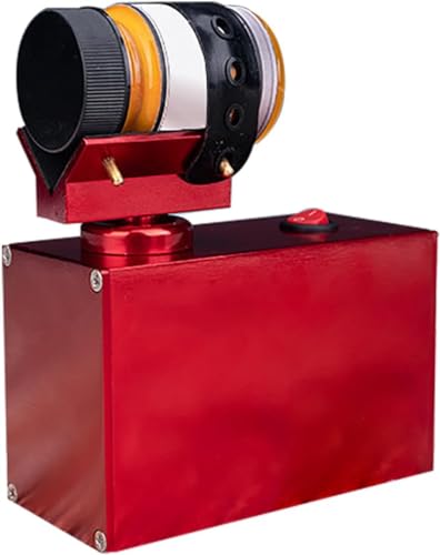 QOJJ Farbschüttler, Farbmischer, 360° Unregelmäßiger Vibrationsschüttler, Seitliches Zentrifugalschütteln, Kompatibel mit Verschiedenen Größen von Farbflaschen, Hobby DIY Modellier Farbwerkzeug von QOJJ