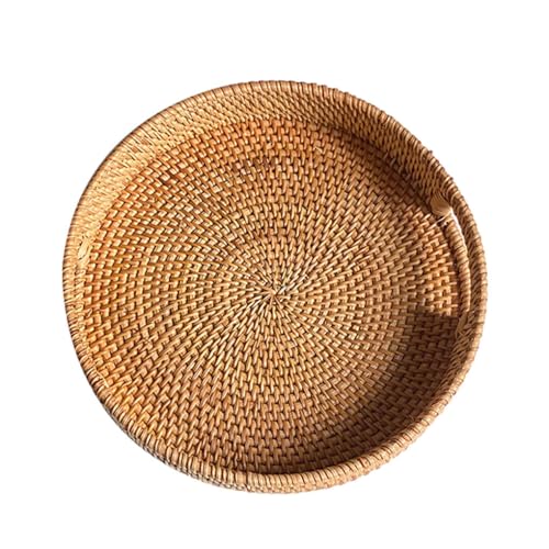 QOKLIYUI Hochwertiges, strukturiertes Serviertablett mit geschlossener und runder Kante für Rattan Serviertablett, rundes Rattan Tablett aus Holz, Lebensmittelkorb Tablett, Typ 3, 34X5cm QOKLIYUI Hochwertiges, strukturiertes Serviertablett mit geschlossener und runder Kante für Rattan Serviertablett, rundes Rattan Tablett aus Holz, Lebensmittelkorb Tablett, Typ 3, 34X5cm von QOKLIYUI