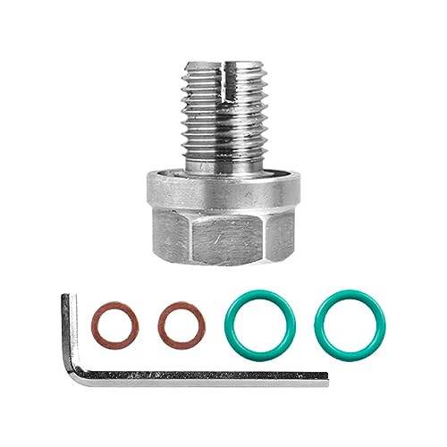 QOKLIYUI Selbstschneidende Ölablassschraube aus Edelstahl – rostbeständige Spirale spart Zeit und Geld. Übergroße Ölablassschraube, M16.1X1.5 von QOKLIYUI
