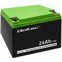 Qoltec AGM Batterie 12V 24Ah Wartungsfrei Effizient LongLife für USV, Roller Qoltec AGM Batterie 12V 24Ah Wartungsfrei Effizient LongLife für USV, Roller von QOLTEC