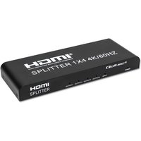 Qoltec Aktiver Splitter 4 x HDMI 4K x 2K 6Gb/s 60Hz Hohe Stabilität Qoltec Aktiver Splitter 4 x HDMI 4K x 2K 6Gb/s 60Hz Hohe Stabilität von QOLTEC