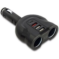 Qoltec Auto-Zigarettenanzünder-Splitter 12-24 V 52 W 2,4 A 2 x USB USB QC 3.0 USB Typ C PD 2 x Zigarettenanzünder Qoltec Auto-Zigarettenanzünder-Splitter 12-24 V 52 W 2,4 A 2 x USB USB QC 3.0 USB Typ C PD 2 x Zigarettenanzünder von QOLTEC