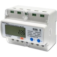 Qoltec Dreiphasiger elektronischer Zähler DIN-Schienen-Energiezähler WLAN TUYA 400 V LCD von QOLTEC