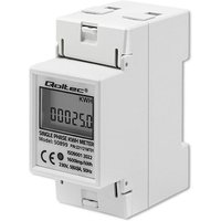Qoltec 50899 Einphasiger elektronischer Energieverbrauchszähler 230 V LCD 2P DIN-Schiene Qoltec 50899 Einphasiger elektronischer Energieverbrauchszähler 230 V LCD 2P DIN-Schiene von QOLTEC