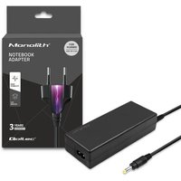 Qoltec Huawei Laptop-Netzteil 65W 19V 3,42A 4,01,7 + Stromkabel von QOLTEC