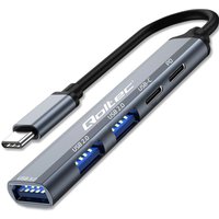 Qoltec Hub Adapter USB-C 3.1 5in1 USB-C PD USB-C 2x USB 2.0 USB 3.0 Qoltec Hub Adapter USB-C 3.1 5in1 USB-C PD USB-C 2x USB 2.0 USB 3.0 von QOLTEC