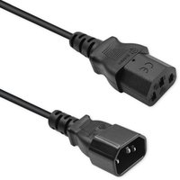 Qoltec IEC C13/C14 Strom-Verlängerungskabel 3x1,0mm² 1,8m Qoltec IEC C13/C14 Strom-Verlängerungskabel 3x1,0mm² 1,8m von QOLTEC