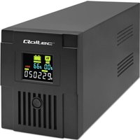 Qoltec Line Interactive USV Monolith 2000 VA 1200 W LCD USB RJ45 von QOLTEC