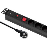 Qoltec PDU Steckdosenleiste mit Überlastschutz für 19" RACK 1HE 16A 6xFRANZÖSISCH 2m Qoltec PDU Steckdosenleiste mit Überlastschutz für 19" RACK 1HE 16A 6xFRANZÖSISCH 2m von QOLTEC