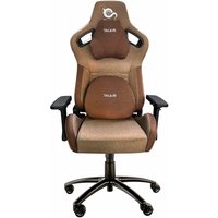 Qonovt - Taliusraptor Gaming Stuhl schwarz/braun 4d, Frosch, Metallfußkreuz, Nylonrollen, bis 170kg von QONOVT