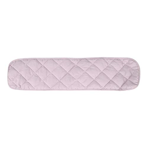 Wiegenschienenschutz für Wiege, gepolsterte Schutzbezug für Babywiege, Babybettchen, Anti-Kollision Band zur Dekoration des Betts (Rose,Size:120 cm) von QOTSTEOS