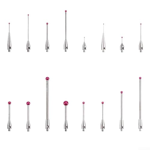 1 x M2 CMM Touch-Sonde, leichter Stahlstift für genaue 3D-Messung (H0035) von QOXEZY