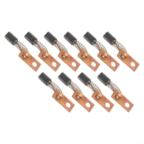 10 Kohlebürsten Set für Bohrmaschine und Elektroschleifer passend für 210, 102L, 105L, 90, 204 Modelle von QOXEZY