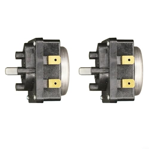 2 Pack 30 Minuten Timer mit Klingelfunktion für Luftfritteusen Toaster Reiskocher Küchengeräte Ersatzteil schwarz von QOXEZY