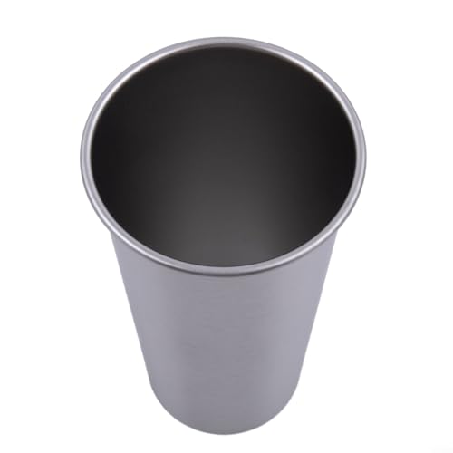 304 Edelstahlbecher für Heißgetränke in Cafés und für Bars, wählen Sie aus 230/360/500/600ml (600ml) von QOXEZY
