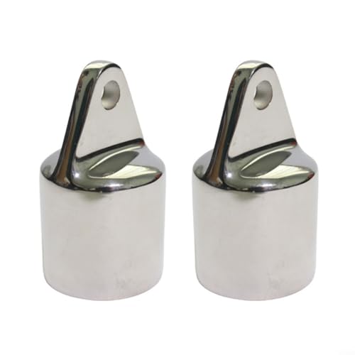 316 Edelstahl Dreieckige Schiebekappe Marine Bimini Top Hardware Sonnenschutz Markise Beschlag Spiegel poliert Montagezubehör für Boot Yacht 22-32 mm (22 mm) von QOXEZY