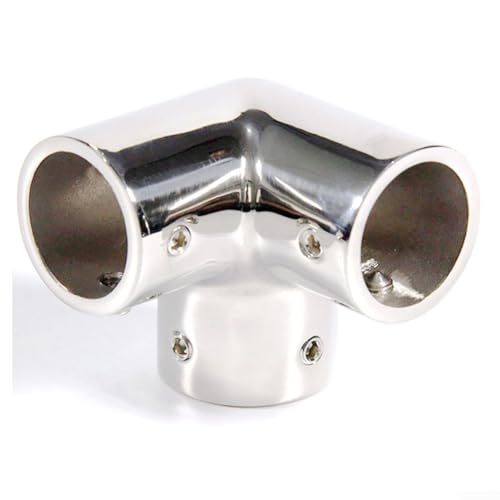 90-Grad-Rohrverschraubungen in Marinequalität 316 Edelstahl, ideal für Rohrleitungslösungen (25 mm) von QOXEZY