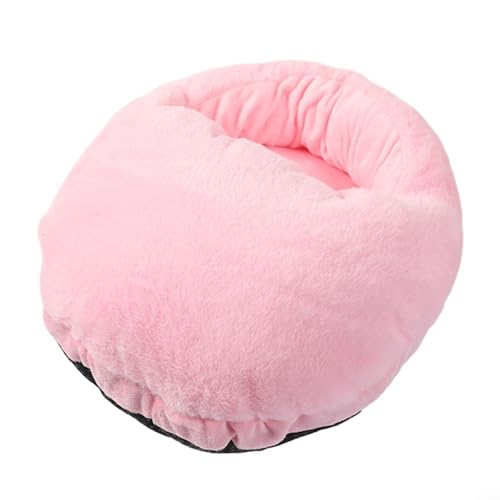Beruhigendes elektrisches USB-beheiztes Fußwärmer-Pad, weiches Flanellmaterial, perfekt um die Füße im Winter warm zu halten (für Pink) von QOXEZY